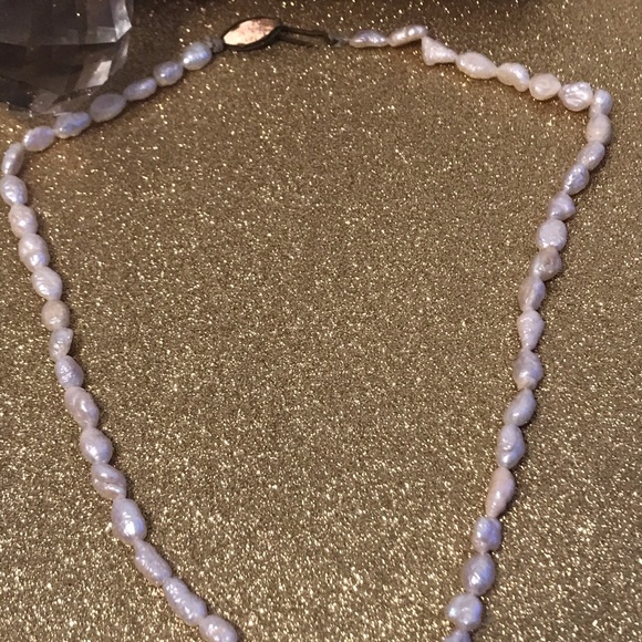 SOLDVintage Freshwater Pearl Strand w Hook Clasp - Picture 13 of 13